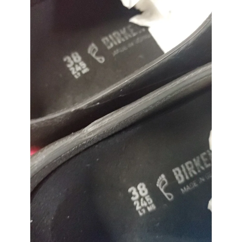 Birkenstock Profi-Birki Womens Shoes Sz 7‎ Regular Fit Black Comfort Round Toe
